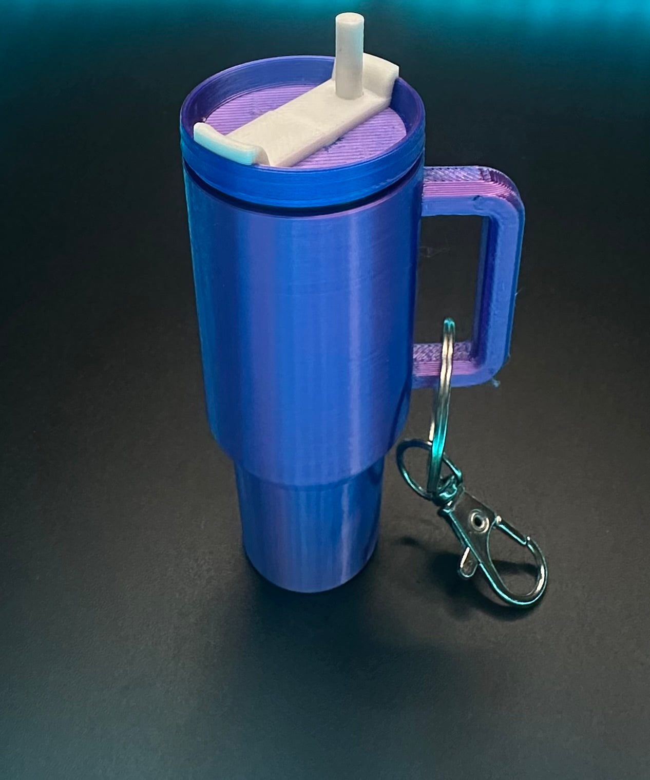 “Flask” lip balm holder Keyring