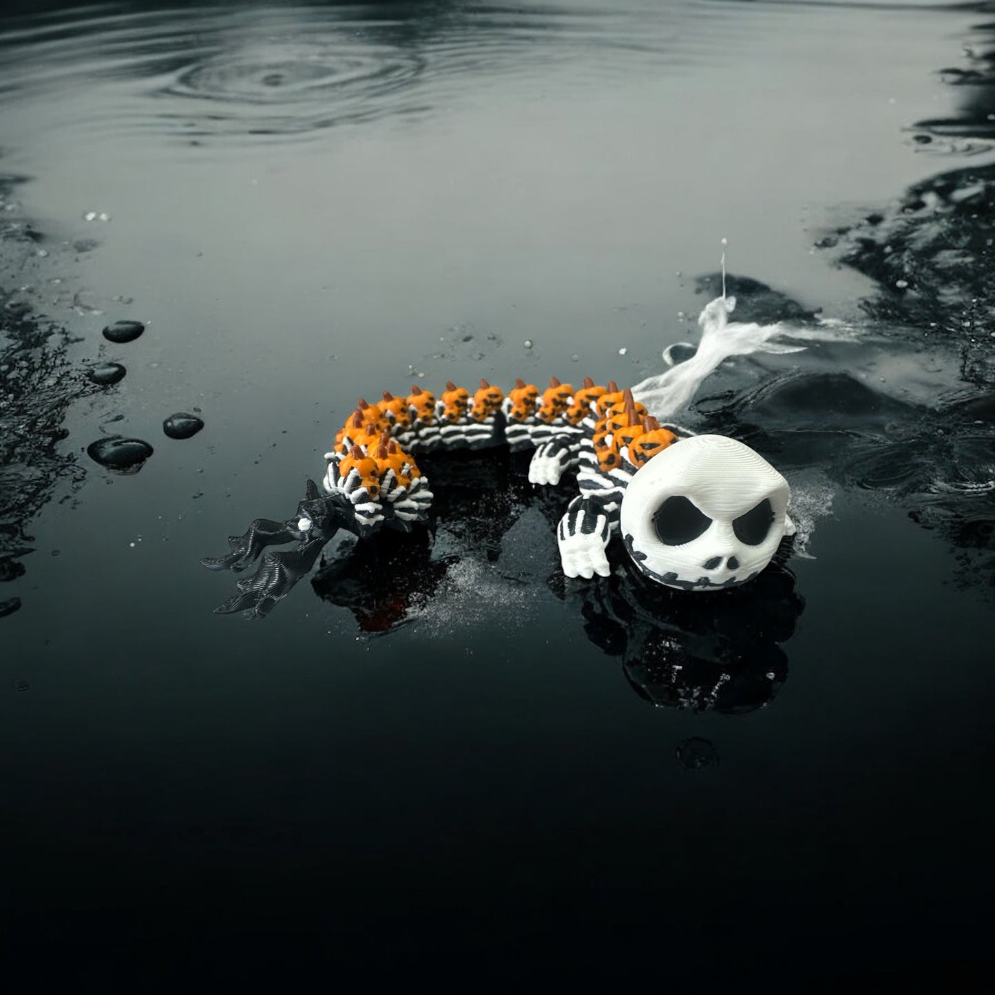 Articulated “Jack Skellington” Flexi Dragon