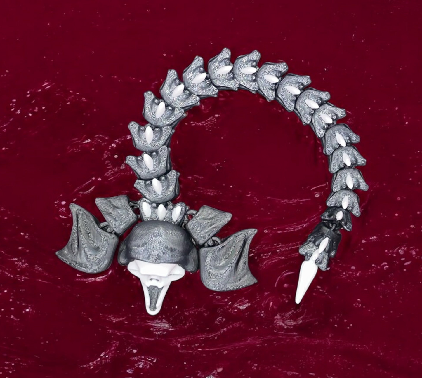 Articulated Ghost Face Dragon