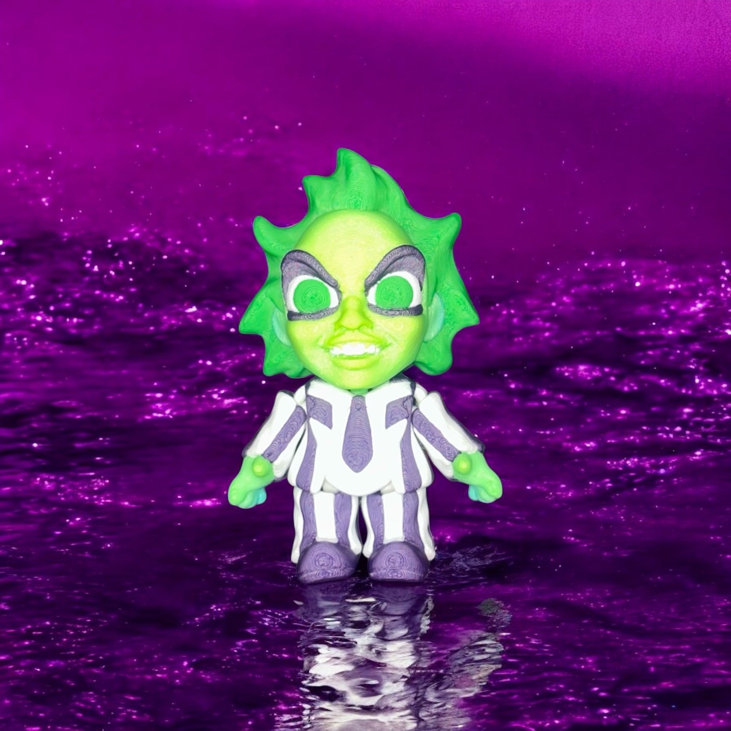 Articulated Beetlejuice Figurine