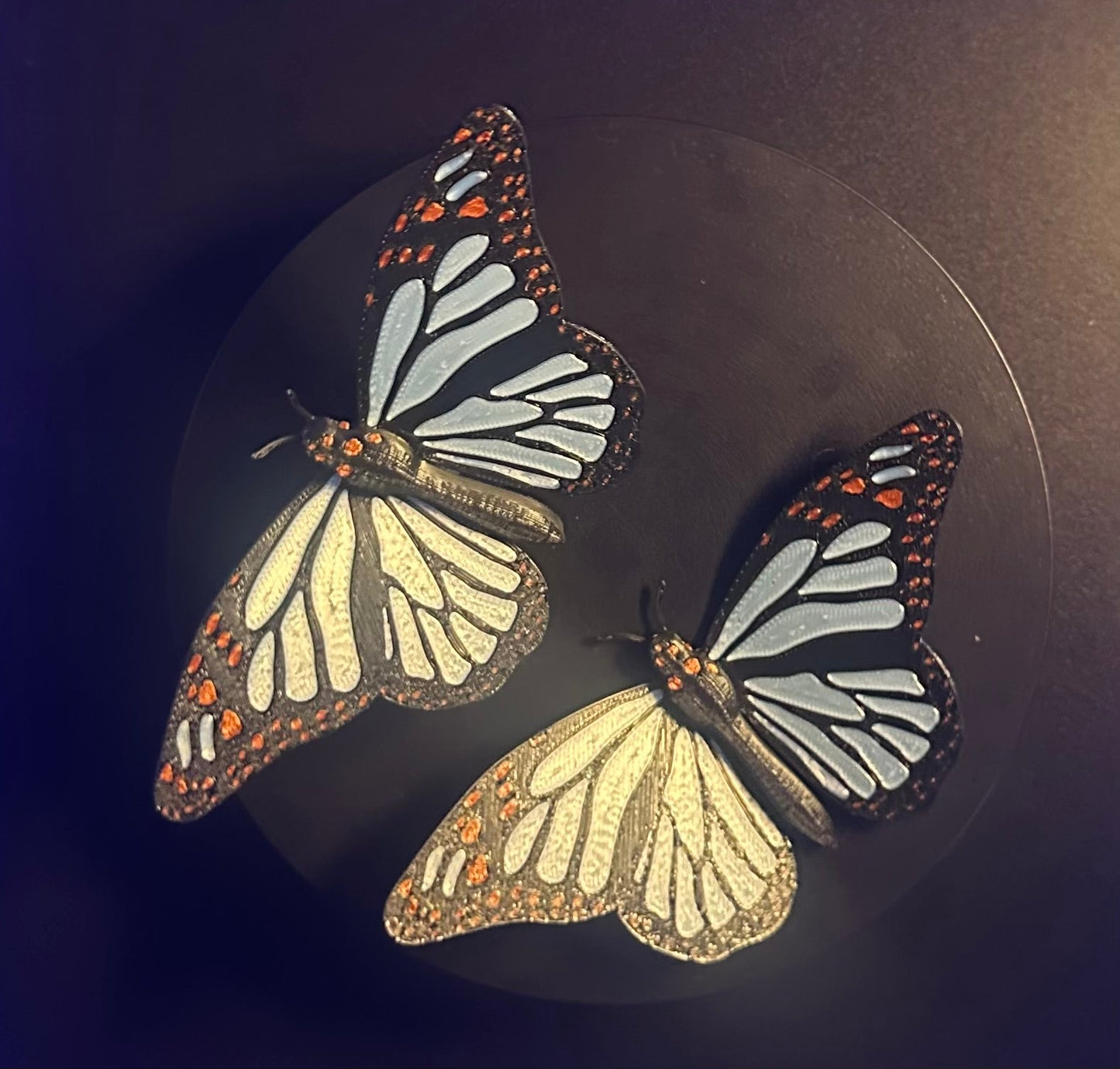 Fridge Magnet -Light Blue Monarch Butterfly