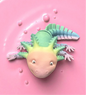 Pastel Rainbow Gradient Axolotl
