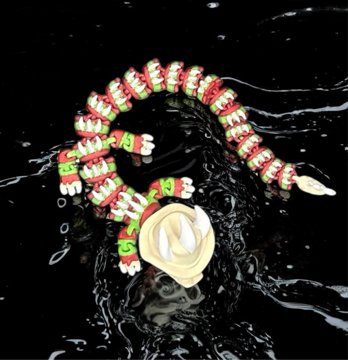 Articulated Freddie Krueger Dragon