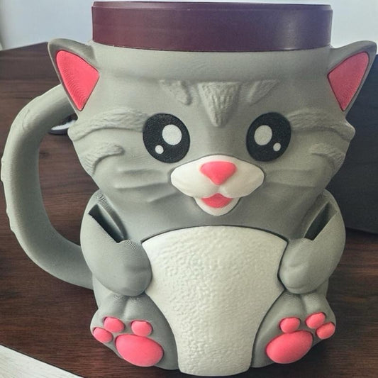 Kitty Icecream Tub Holder