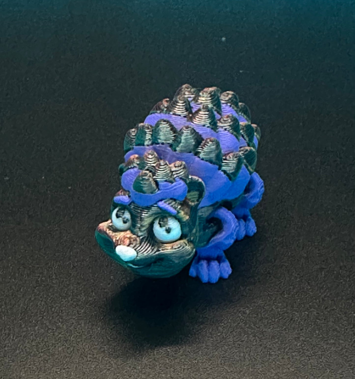 Fridge Magnet - Purple/Iridescent Hedgehog