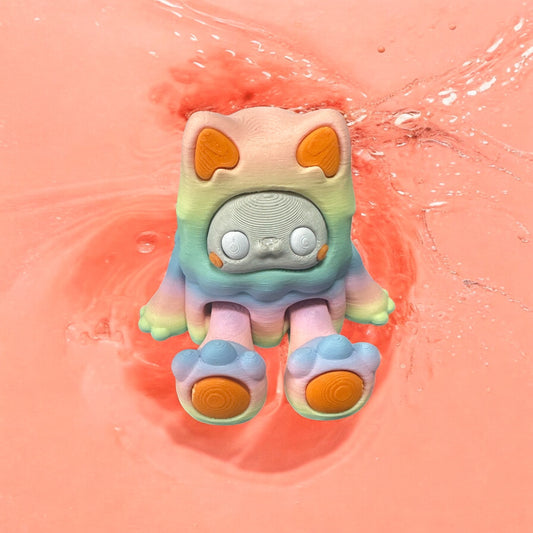 Articulated Pastel Gradient Woobu_koneko Figurine