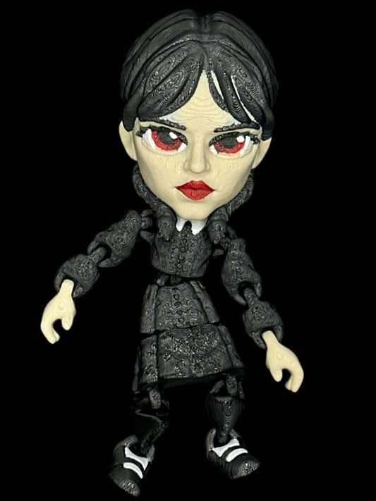 Articulated Wednesday Figurine